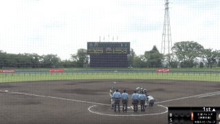 マクドナルド・トーナメント3回戦 立川公園野球場 1試合目 三田フレンズ vs. 木田ネイビーブルーズ