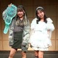 【東京女子】ベルトに合わせ水色コーデで登場の高見汐珠は王者鈴芽の指摘に「赤だったら」と反省