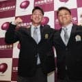 【ドラフト】ソフトバンク育成の大商大・鶴川内陽と松林幸紀が感激の会見「生きた心地が…」