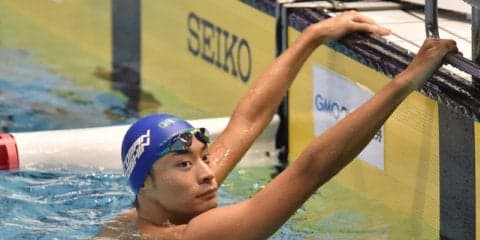 入江陵介、“シンクロポーズ”で世界水泳の会場入りを報告「泳ぎやすい素晴らしいプール！」