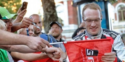 WRCフィンランド：ラトバラ「あのマシンがフィンランドで作られたことに皆が喜んでいる」プレ会見