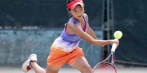 女子は虫賀愛央が苦しみながらも準決勝進出 [第35回全国小学生大会]