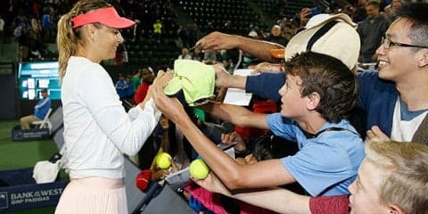 シャラポワがアメリカで2015年以来の公式戦勝利「アメリカはもっとも故郷に近い場所」 [バンク・オブ・ザ・ウェスト・クラシック]