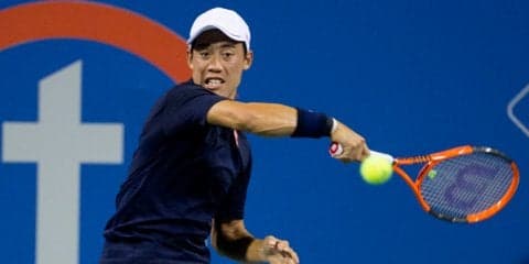 錦織がヤングをフルセットで振りきり、デル ポトロとの3回戦へ [シティ・オープン]