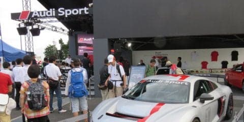 アウディ ジャパン、R8 LMS GT4 をSUPER GT富士戦にて日本初公開