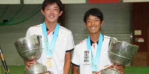 個人複優勝／菊地裕太＆平川暉人（相生学院） [南東北インターハイ／第7日]