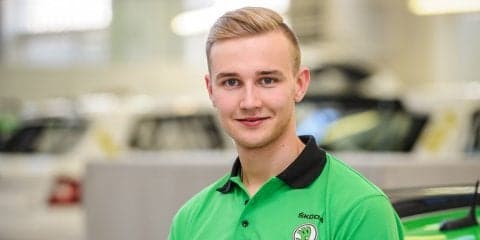 シュコダが若手育成プログラムを始動、20歳のノルドグレンをWRCスペインに起用
