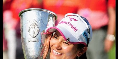 宮里藍のLPGA女子ゴルフツアー優勝9大会を振り返る番組をWOWOWが放送