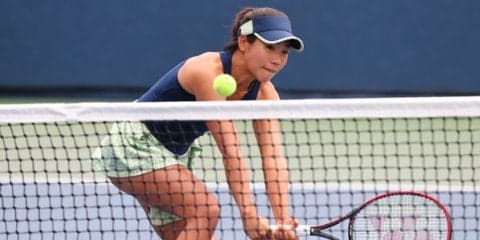 日比野菜緒／カラシニコワはタイペアに敗れて決勝進出ならず [韓国オープン]