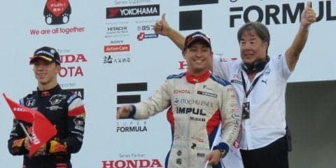 【スーパーフォーミュラ 第6戦】関口雄飛が2年連続でSUGO戦制覇、今季2勝目…ガスリー3連勝ならずも2位