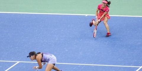 青山修子／ヤン・ザオシャンは全米優勝ペアのチャン／ヒンギスに一歩およばず準優勝 [武漢オープン]