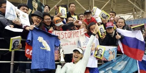 シャラポワが2年以上ぶりのタイトル獲得[天津オープン]