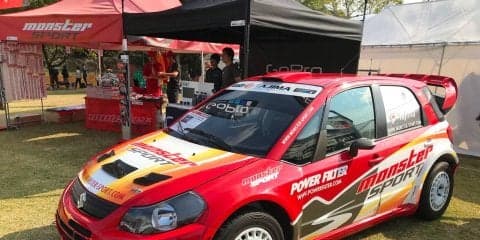 モンスターのブースにはSX4 WRCが！ イヌスケのホゲホゲJRC＠新城その2
