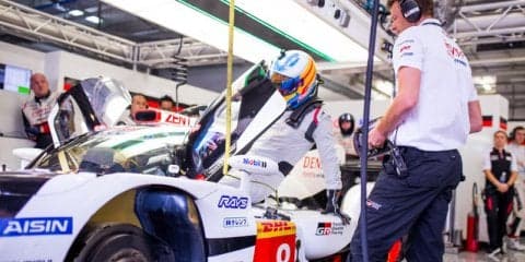 F1王者アロンソ、トヨタのWEC-LMP1マシンを初テスト…世界3大レース制覇を狙う