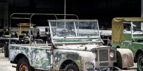 ランドローバーの原点、1948年モデルが発見される…創業70周年を記念しレストアへ