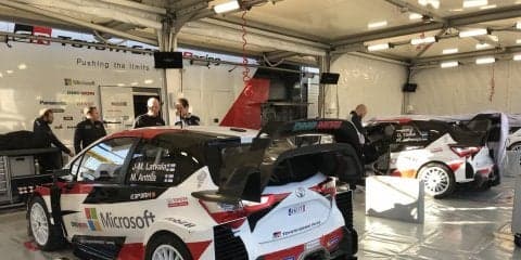 2018年仕様のヤリスWRCが登場！ ニャオキ＆イヌスケ＆けいこのホゲホゲWRC＠モンテその2