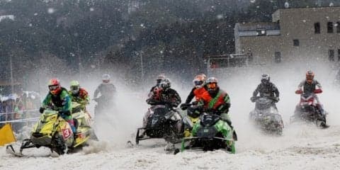雪上のバトル！ MFJ全日本スノーモビル選手権、いよいよ開幕　2月3-4日