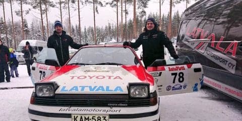 ラトバラ、ハンニネンと組んでセリカST165でラリー参戦