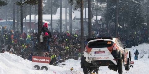 WRCスウェーデン：WRC2部門デイ3、勝田貴元がリードを広げる