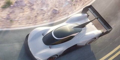 フォルクスワーゲン、電気自動車のプロトタイプレーシングカー、I.D. Rパイクスピークを発表