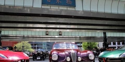 日本橋の架橋107周年、海外からもお祝いに…ジャパン・クラシック・オートモービル2018開催