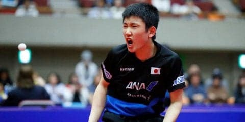 大金星の張本智和、世界ナンバーワンを倒した勝因はバックハンドにあり！