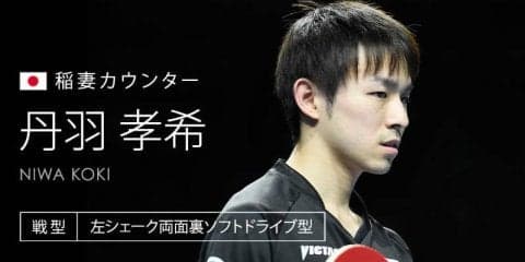 丹羽孝希 コートを切り裂く、世界最速の稲妻カウンター！＜世界卓球2018スウェーデン＞