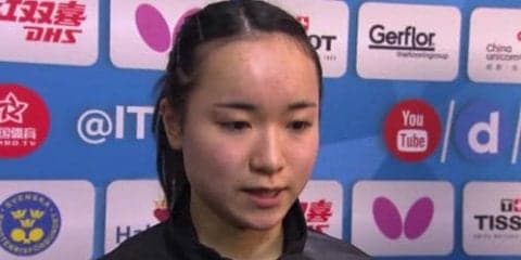 世界卓球 無敗の伊藤美誠「今度は日本が中国を倒すという思いでやっていきたい」