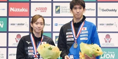 吉村石川ペア・混合ダブルス準優勝＜卓球・ジャパンOP＞
