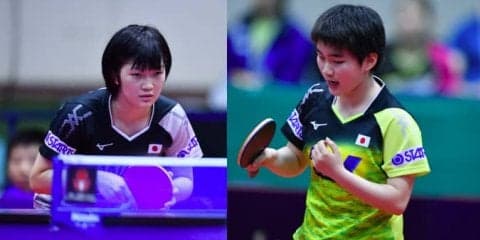 【卓球】注目の中学生対決　大藤と木原が激突＜ITTFオーストラリアOP　1日目女子の結果＞