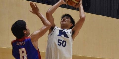 【バスケットボール部男子】　終盤崩されるも、開幕５連勝