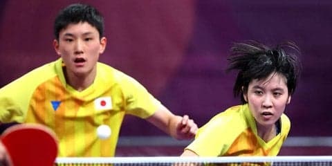 張本・平野チーム 1回戦・準々決勝を快勝！ベスト4進出＜卓球・ユース五輪 混合団体＞