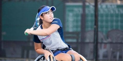 車いすテニス界の新星は、国枝慎吾に憧れ「元気づけられる人」を目指す