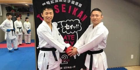 格闘技・堀口恭司が空手中学生に伝授 「自分のペース、間合いは崩してはダメ」