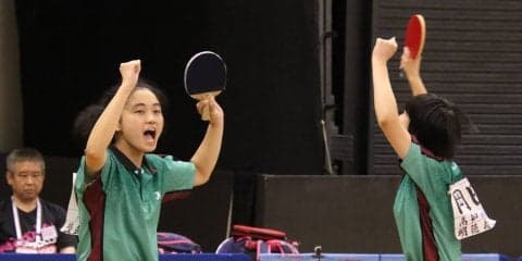 10年連続出場・明徳義塾などに特別表彰＜卓球・インターハイ2019＞