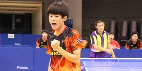 連覇狙う戸上　名電勢を打ち破れるか＜卓球・インターハイ2019最終日見どころ＞