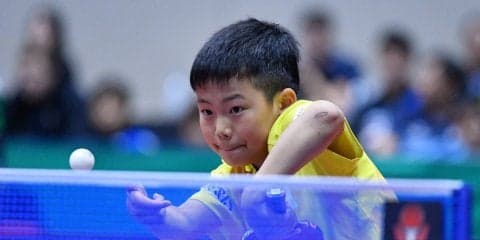 張本超えを目指す11歳・松島がワールドツアーデビュー【ライオン卓球ジャパンOP荻村杯】