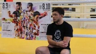 RIZIN・扇久保、朝倉海とのタイトル戦を前に公開練習「生き様を見てもらえれば」
