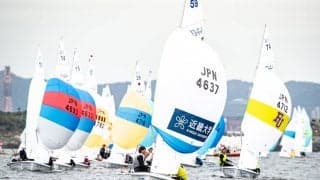 470大量DNFで波乱の幕開け。全日本学生ヨット選手権初日