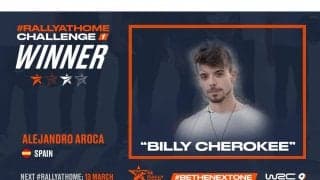 eスポーツ版ラリースター、#RallyAtHome Challenge初戦の勝者はスペインのBilly Cherokee