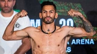 リナレス、美人妻と会場入り　ヘイニー戦へ米ファン熱視線「頑張れリナレス」