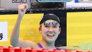 池江璃花子の勇姿に刺激。「本番に強い小堀倭加」が五輪でメダルを狙う