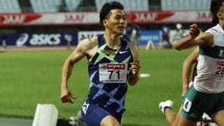 山縣亮太、10秒16トップで決勝へ「1本にぶつけていきたい」　ケンブリッジは準決敗退