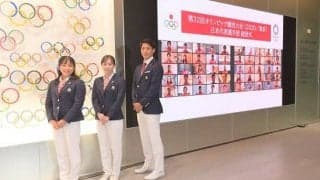 東京五輪・日本代表選手団の結団式＆壮行会がオンラインで開催。主将を務めるのは陸上の山縣亮太
