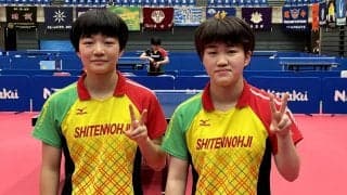 大藤・横井(四天王寺)が女子複で優勝　落としたゲームはわずか“1”＜卓球・インターハイ＞