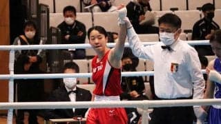 ボクシング入江聖奈、75秒でアマ全日本V！　大学同期に容赦なし「日本一を争えてよかった」