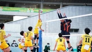 【春高】エース牧大晃と舛本颯真の壮絶な打ち合い！　インターハイ王者・鎮西が高松工芸との接戦をものにして準決勝へ