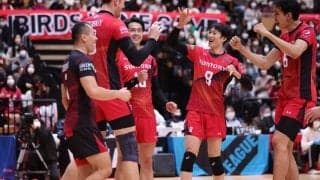 Vリーグの試合結果一覧と順位（V1男女・1月30日）