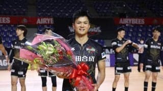 WD名古屋の前田がV通算230試合出場を達成
