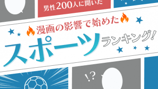 スポーツを始めるきっかけとなった漫画は？3位『スラムダンク』、2位『キャプテン翼』